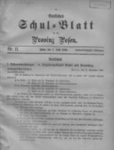 Amtliches Schul-Blatt für die Provinz Posen 1909.06.05 Jg.42 Nr11