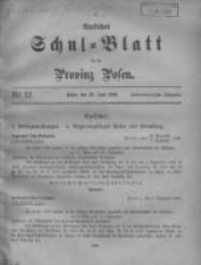Amtliches Schul-Blatt für die Provinz Posen 1909.06.20 Jg.42 Nr12