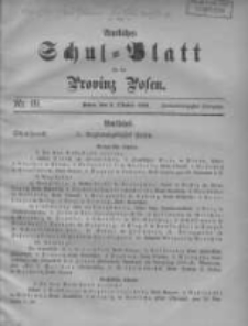 Amtliches Schul-Blatt für die Provinz Posen 1909.10.05 Jg.42 Nr19