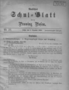 Amtliches Schul-Blatt für die Provinz Posen 1909.12.05 Jg.42 Nr23