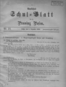 Amtliches Schul-Blatt f&uuml;r die Provinz Posen 1909.12.05 Jg.42 Nr23