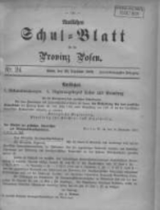 Amtliches Schul-Blatt f&uuml;r die Provinz Posen 1909.12.20 Jg.42 Nr24