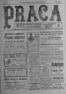Praca: tygodnik polityczny i literacki, illustrowany. 1916.01.09 R.20 nr2
