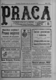 Praca: tygodnik polityczny i literacki, illustrowany. 1916.01.30 R.20 nr5