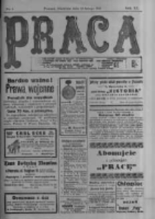 Praca: tygodnik polityczny i literacki, illustrowany. 1916.02.20 R.20 nr8