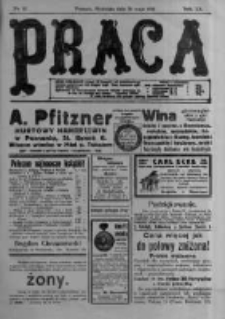 Praca: tygodnik polityczny i literacki, illustrowany. 1916.05.28 R.20 nr22