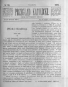 Przegląd Katolicki. 1884.09.04 R.22 nr36