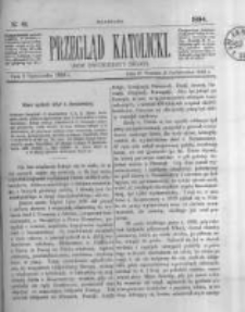 Przegląd Katolicki. 1884.10.09 R.22 nr41