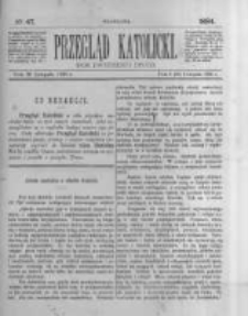 Przegląd Katolicki. 1884.11.20 R.22 nr47