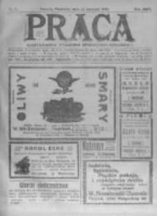 Praca: ilustrowany tygodnik społeczno-narodowy. 1920.01.11 R.24 nr2