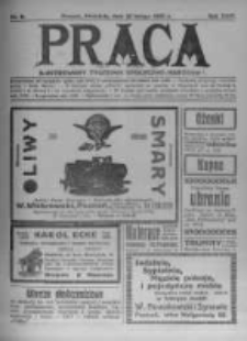 Praca: ilustrowany tygodnik społeczno-narodowy. 1920.02.29 R.24 nr9