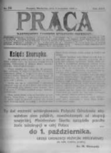 Praca: ilustrowany tygodnik społeczno-narodowy. 1920.09.05 R.24 nr36