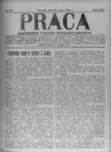Praca: ilustrowany tygodnik społeczno-narodowy. 1921.05.22 R.25 nr21