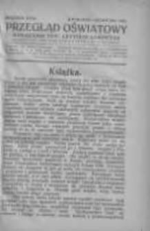 Przegląd Oświatowy: miesięcznik Towarzystwa Czytelni Ludowych poświęcony sprawom oświatowym i kulturalnym 1922 kwiecień/czerwiec R.17