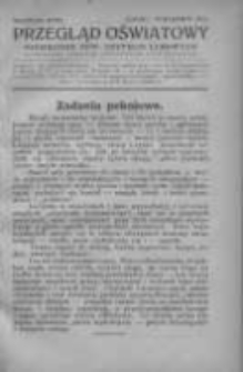 Przegląd Oświatowy: miesięcznik Towarzystwa Czytelni Ludowych poświęcony sprawom oświatowym i kulturalnym 1922 lipiec/wrzesień R.17