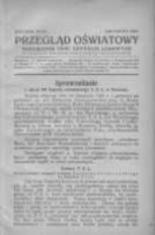 Przegląd Oświatowy: miesięcznik Towarzystwa Czytelni Ludowych poświęcony sprawom oświatowym i kulturalnym 1922 grudzień R.17