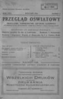 Przegląd Oświatowy: miesięcznik Towarzystwa Czytelni Ludowych poświęcony sprawom oświatowym i kulturalnym 1931 styczeń R.26 Nr1