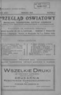 Przegląd Oświatowy: miesięcznik Towarzystwa Czytelni Ludowych poświęcony sprawom oświatowym i kulturalnym 1931 marzec R.26 Nr3