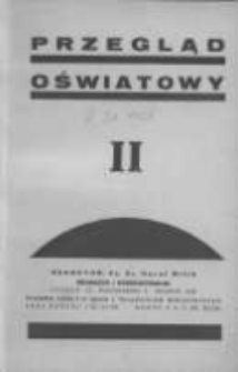 Przegląd Oświatowy: dwumiesięcznik Towarzystwa Czytelni Ludowych z dodatkiem p.n. Poradnik Bibljoteczny 1936 marzec/kwiecień R.30 Nr2