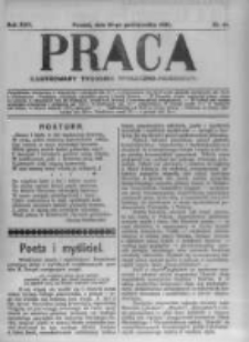 Praca: ilustrowany tygodnik społeczno-narodowy. 1921.10.30 R.25 nr44