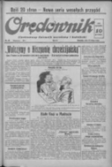 Orędownik: ilustrowany dziennik narodowy i katolicki 1937.02.28 R.67 Nr49
