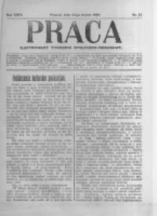 Praca: ilustrowany tygodnik społeczno-narodowy. 1922.03.26 R.26 nr13