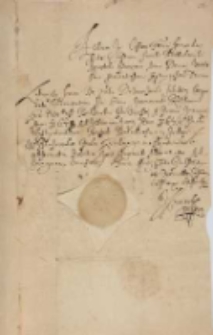 Juramentum De Villa Bodzewkko [!] sup[er] solidarias contributiones A[nno] 1677