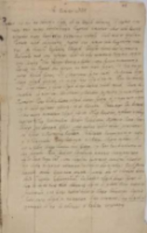 Testamentum ultimae voluntatis Magnifici Domini Stanislai Radzewski