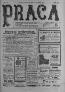 Praca: tygodnik polityczny i literacki, illustrowany. 1916.11.19 R.20 nr47