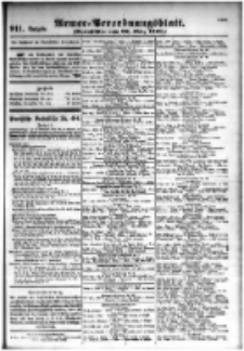 Armee-Verordnungsblatt. Verlustlisten 1916.03.20 Ausgabe 911