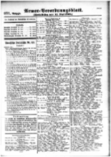 Armee-Verordnungsblatt. Verlustlisten 1916.05.11 Ausgabe 971
