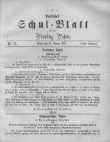 Amtliches Schul-Blatt für die Provinz Posen 1870.01.15 Jg.3 Nr2