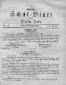 Amtliches Schul-Blatt f&uuml;r die Provinz Posen 1870.02.12 Jg.3 Nr4