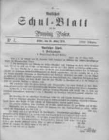 Amtliches Schul-Blatt für die Provinz Posen 1870.03.26 Jg.3 Nr7