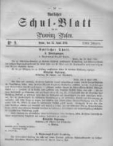 Amtliches Schul-Blatt für die Provinz Posen 1870.04.23 Jg.3 Nr9