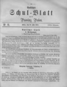 Amtliches Schul-Blatt f&uuml;r die Provinz Posen 1870.05.21 Jg.3 Nr11