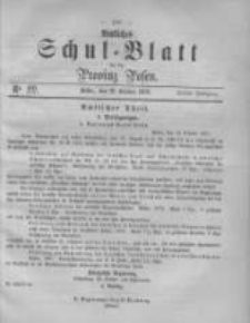 Amtliches Schul-Blatt für die Provinz Posen 1870.10.22 Jg.3 Nr22