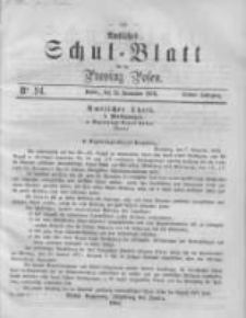Amtliches Schul-Blatt f&uuml;r die Provinz Posen 1870.11.19 Jg.3 Nr24