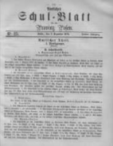 Amtliches Schul-Blatt für die Provinz Posen 1870.12.03 Jg.3 Nr25