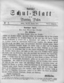 Amtliches Schul-Blatt für die Provinz Posen 1871.01.28 Jg.4 Nr2