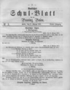 Amtliches Schul-Blatt für die Provinz Posen 1871.02.11 Jg.4 Nr3