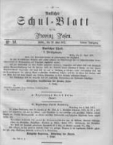 Amtliches Schul-Blatt f&uuml;r die Provinz Posen 1871.05.20 Jg.4 Nr10