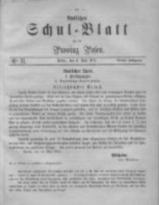 Amtliches Schul-Blatt für die Provinz Posen 1871.06.03 Jg.4 Nr11