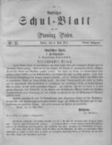 Amtliches Schul-Blatt f&uuml;r die Provinz Posen 1871.06.03 Jg.4 Nr11