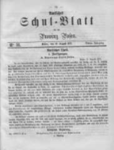 Amtliches Schul-Blatt f&uuml;r die Provinz Posen 1871.08.12 Jg.4 Nr16