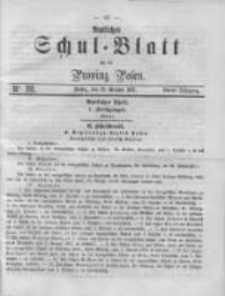 Amtliches Schul-Blatt f&uuml;r die Provinz Posen 1871.10.21 Jg.4 Nr20