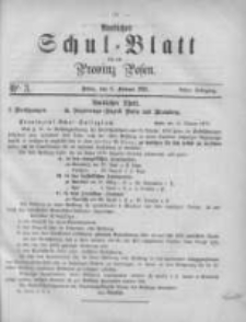 Amtliches Schul-Blatt f&uuml;r die Provinz Posen 1875.02.06 Jg.8 Nr3