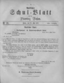 Amtliches Schul-Blatt f&uuml;r die Provinz Posen 1875.05.29 Jg.8 Nr10