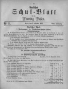 Amtliches Schul-Blatt für die Provinz Posen 1875.10.02 Jg.8 Nr19
