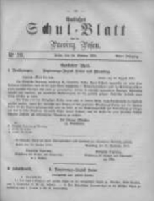 Amtliches Schul-Blatt f&uuml;r die Provinz Posen 1875.10.16 Jg.8 Nr20